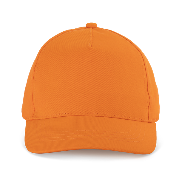 CASQUETTE ENFANT EN COTON - 5 PANNEAUX Orange K-up