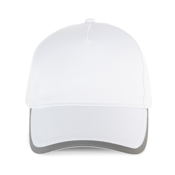 Casquette 5 panneaux en polyester White K-up