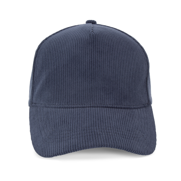 Casquette 5 panneaux en velours Minorca Navy K-up