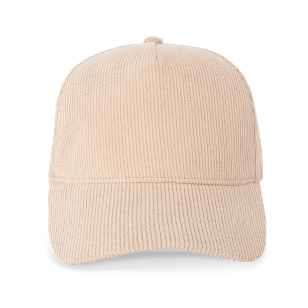 Casquette 5 panneaux en velours Sand K-up