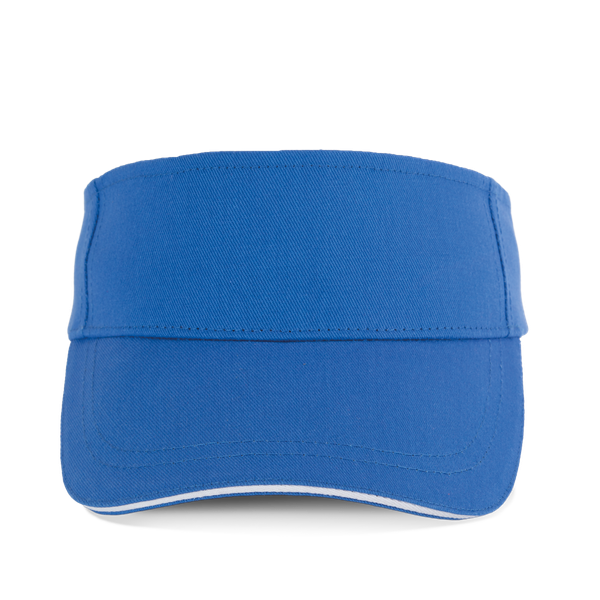 Visière sport en coton Nebulas Blue / White K-up