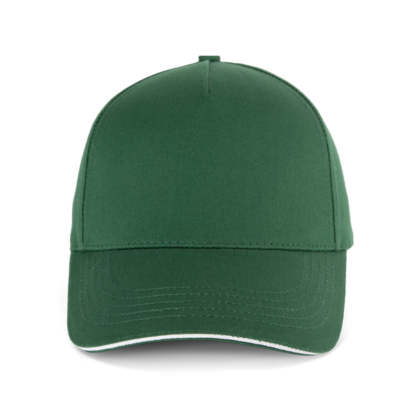 Casquette 5 panneaux avec sandwich - K-up Gold Label Cedar Green / White K-up