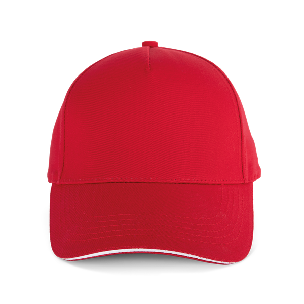 Casquette 5 panneaux avec sandwich - K-up Gold Label Classic Red / White K-up