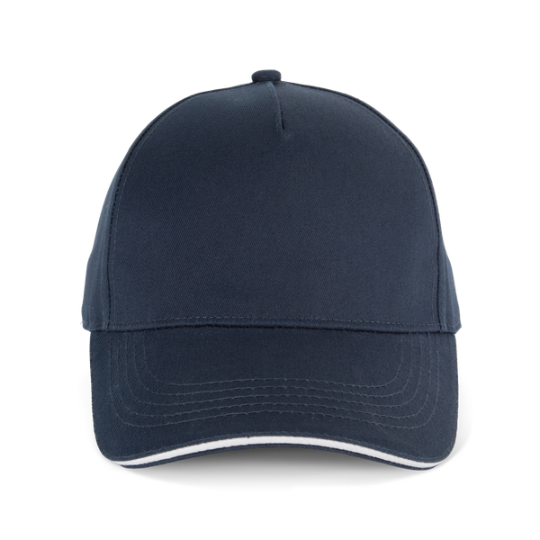 Casquette 5 panneaux avec sandwich - K-up Gold Label Navy / White K-up