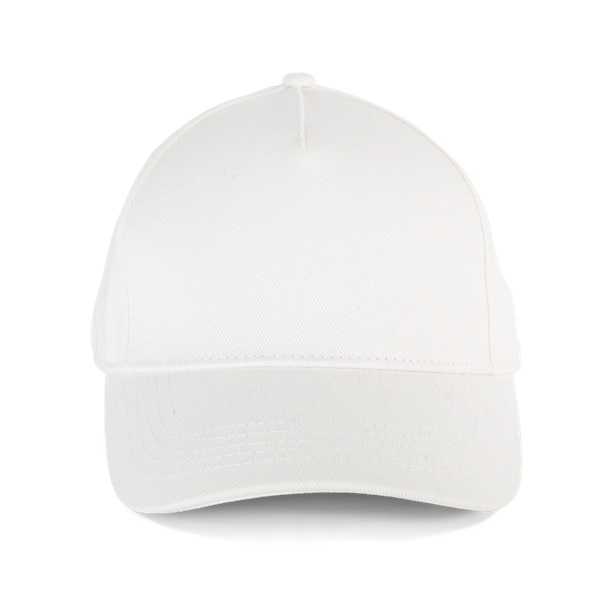 Casquette en coton bio 5 panneaux - K-up Gold Label Off White K-up