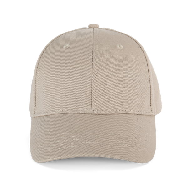 Casquette en coton bio 6 panneaux - K-up Gold Label Beige K-up