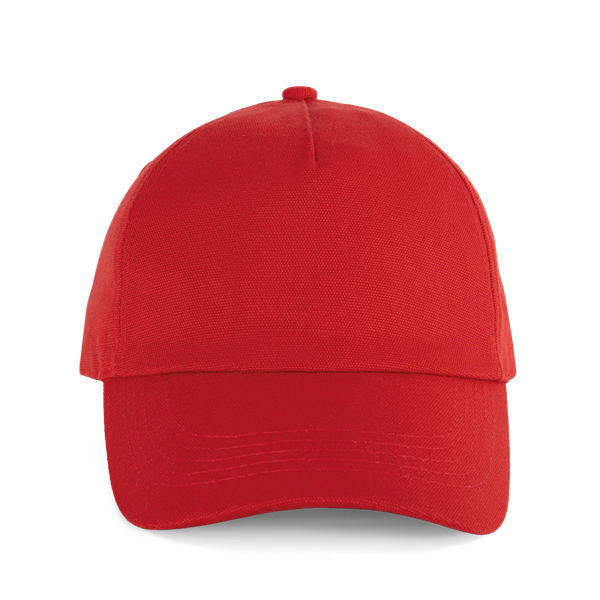 Casquette en toile de coton 5 panneaux - K-up Gold Label Crimson Red K-up