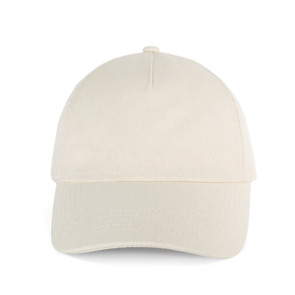 Casquette en toile de coton 5 panneaux - K-up Gold Label Ecru K-up