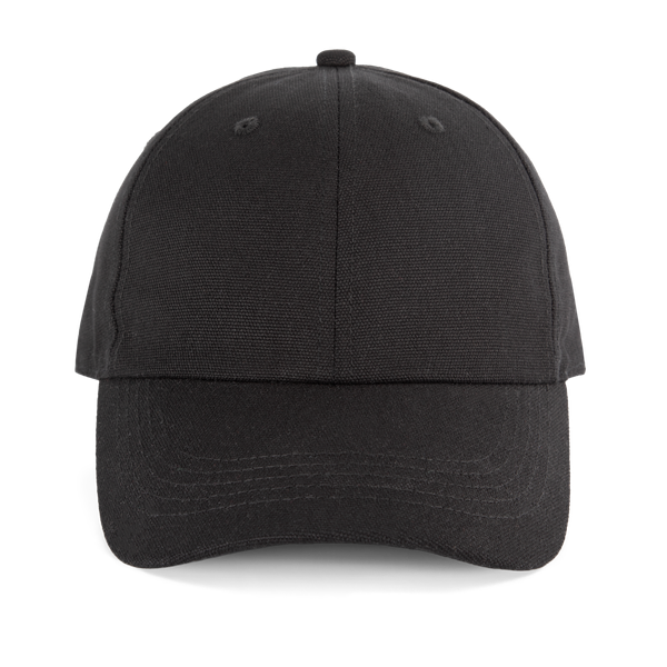 Casquette en toile de coton 6 panneaux - K-up Gold Label Black K-up