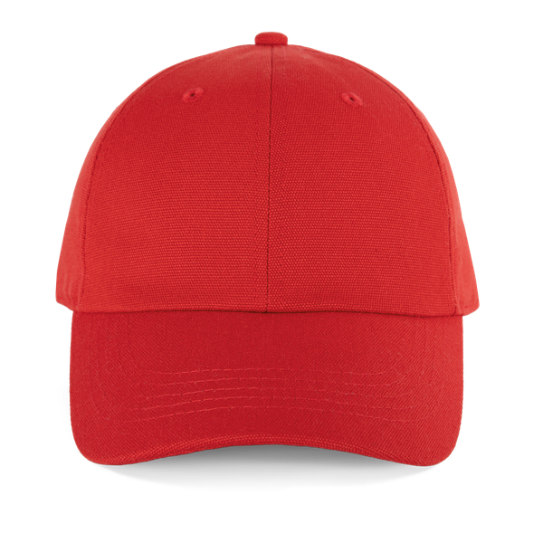 Casquette en toile de coton 6 panneaux - K-up Gold Label Crimson Red K-up
