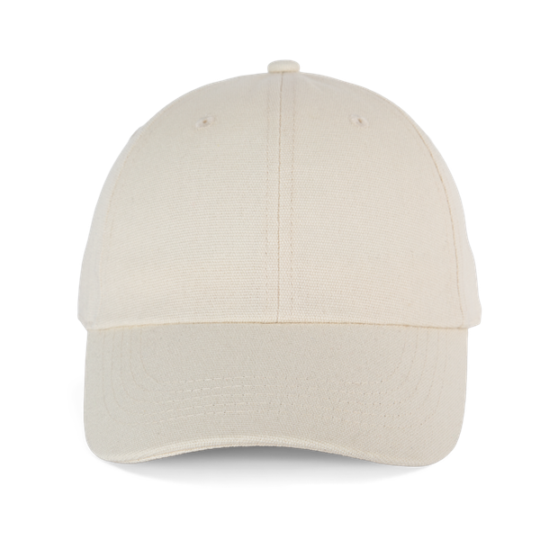 Casquette en toile de coton 6 panneaux - K-up Gold Label Ecru K-up
