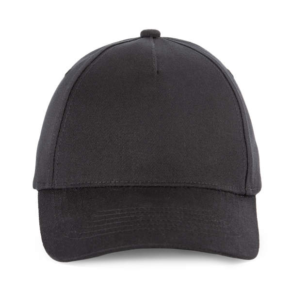 Casquette en coton recyclé 5 panneaux Black Night K-up
