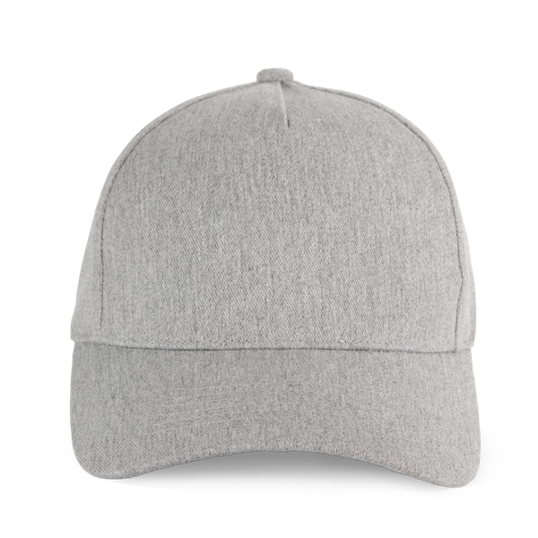 Casquette en coton recyclé 5 panneaux Flint Grey K-up