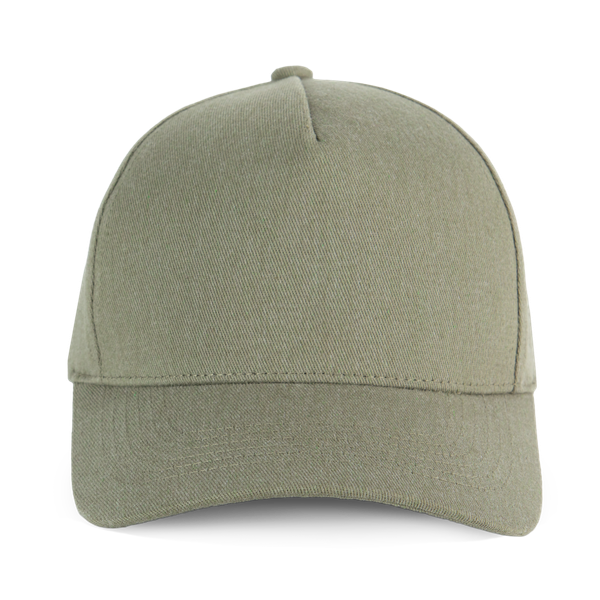 Casquette en coton recyclé 5 panneaux Shale Green K-up