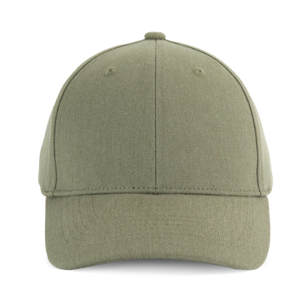 Casquette 6 panneaux en coton recyclé Shale Green K-up