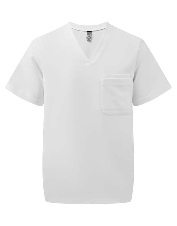 Tunique stretch manches courtes homme Vital white Onna