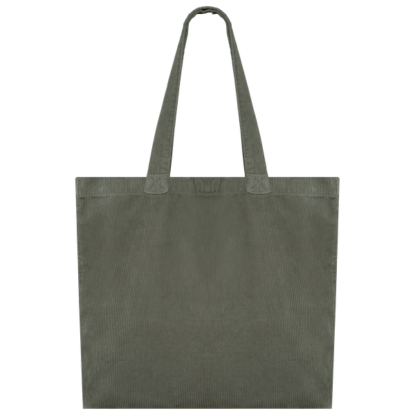 Sac écoresponsable en velours côtelé 320G Washed Organic Khaki Native Spirit