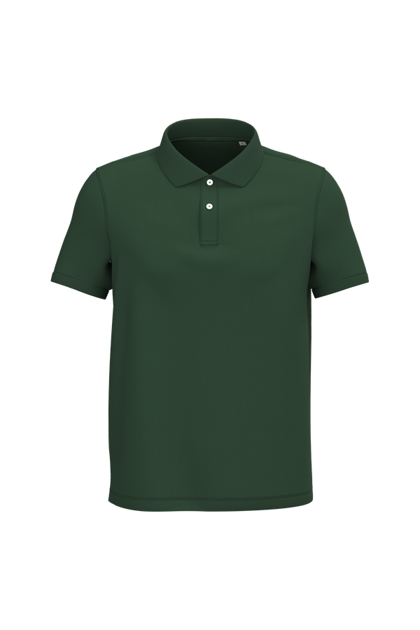 Polo écoresponsable maille piquée homme Forest Green Native Spirit