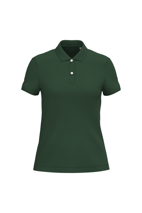 Polo écoresponsable maille piquée femme Forest Green Native Spirit
