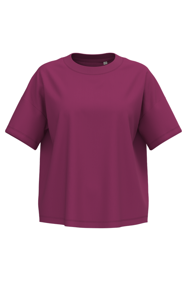 T-shirt oversize femme - 180g Cherry Purple Native Spirit