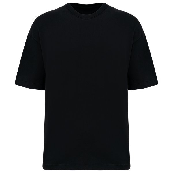 T-shirt écoresponsable oversize délavé homme Washed black Native Spirit