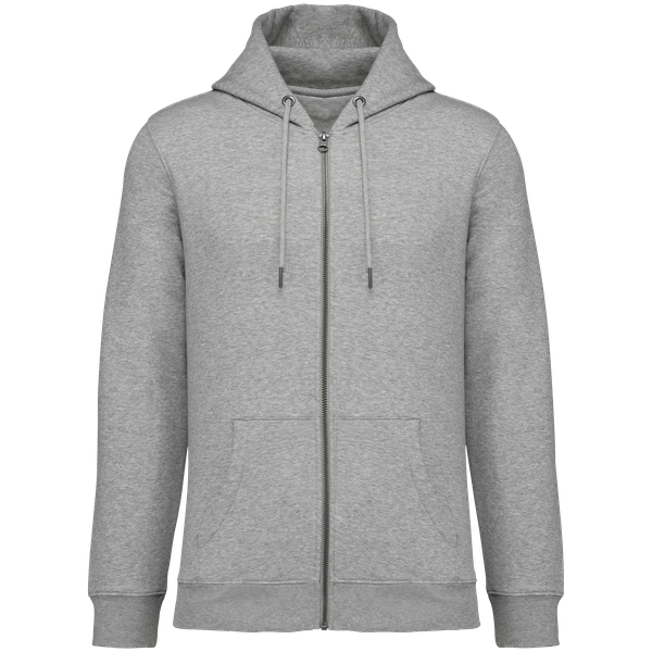 Sweat zippé capuche unisexe - 350g Moon Grey Heather Native Spirit