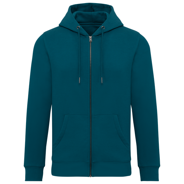 Sweat zippé capuche unisexe - 350g Peacock Green Native Spirit