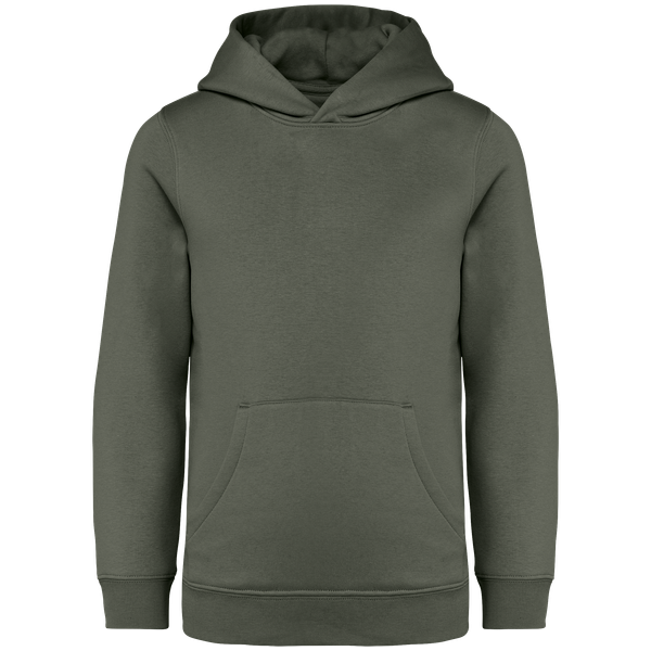 Sweat capuche enfant - 350g Organic Khaki Native Spirit