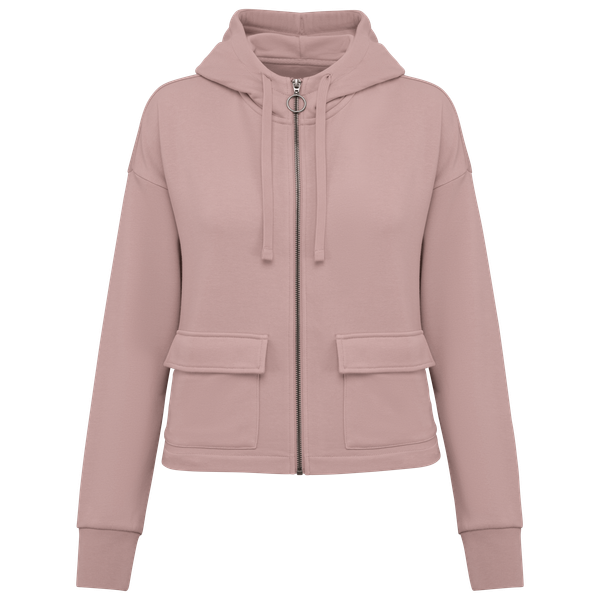 Sweat zippée femme -300g Petal Rose Native Spirit