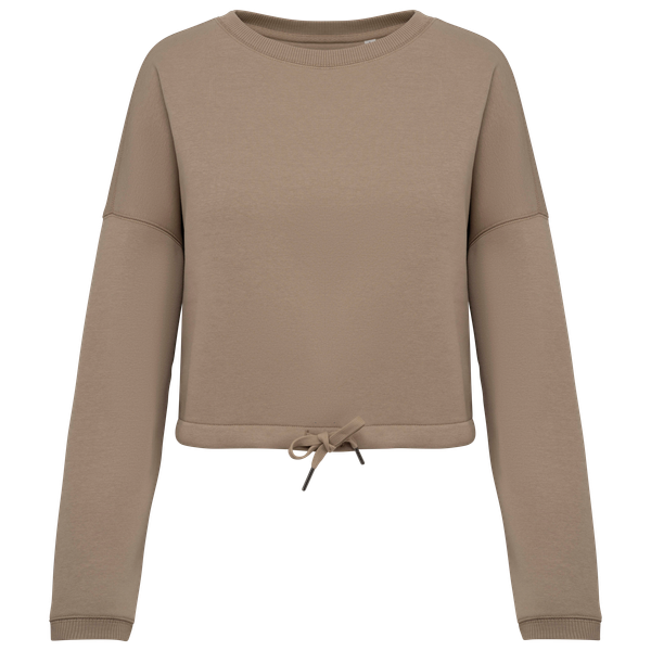 Sweat femme col rond - 280g Wet Sand Native Spirit