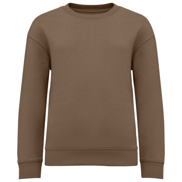 Sweat-shirt écoresponsable à col rond oversize enfant Driftwood Native Spirit