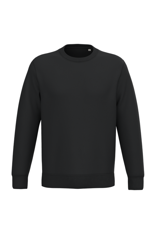 Sweat-shirt écoresponsable à col rond unisexe Black Native Spirit