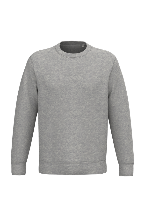 Sweat-shirt écoresponsable à col rond unisexe Moon Grey Heather Native Spirit