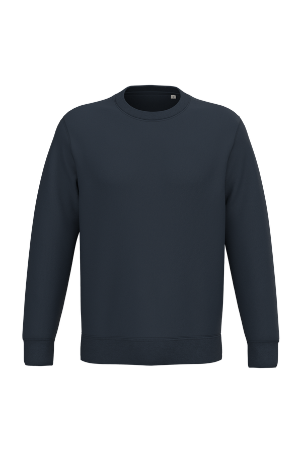 Sweat-shirt écoresponsable à col rond unisexe Navy Blue Native Spirit