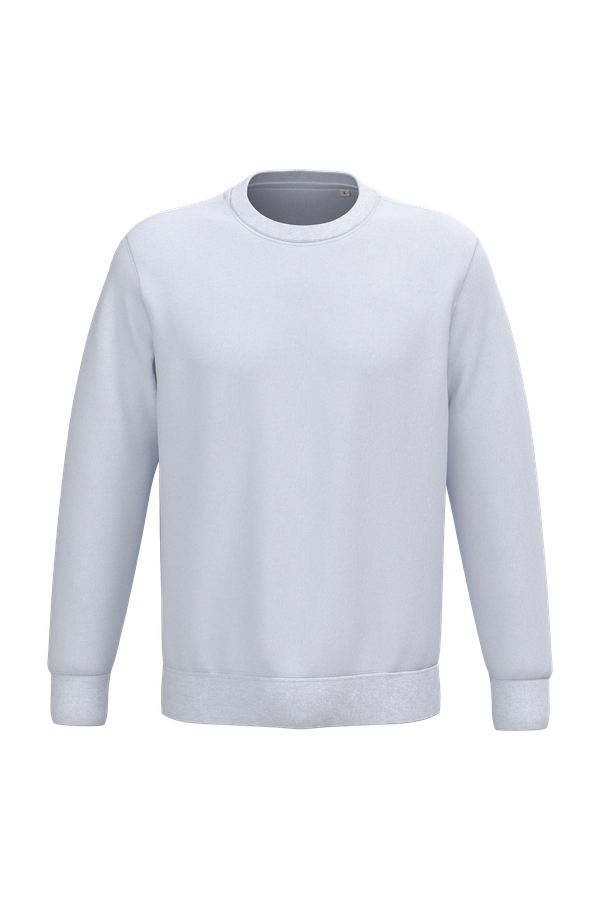 Sweat-shirt écoresponsable à col rond unisexe White Native Spirit
