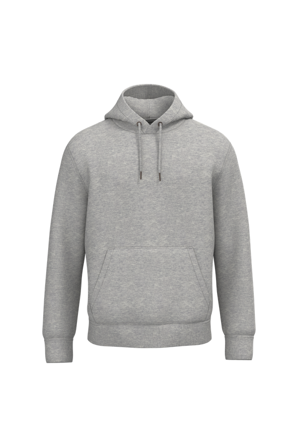 Sweat-shirt écoresponsable à capuche unisexe Moon Grey Heather Native Spirit