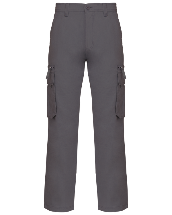 Pantalon multipoches homme Dark Grey Kariban