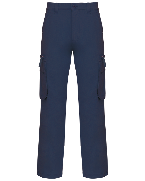 Pantalon multipoches homme Navy Kariban