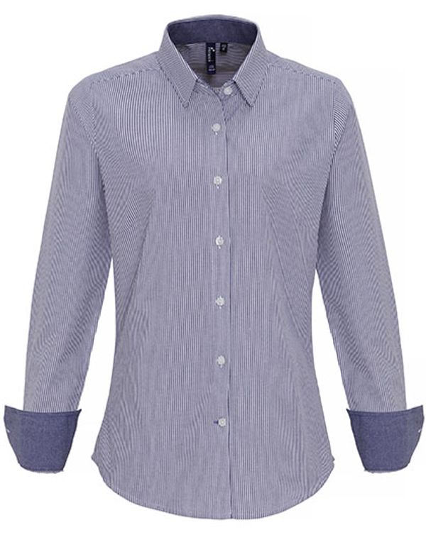 couleur Navy (ca. Pantone 2380) / White