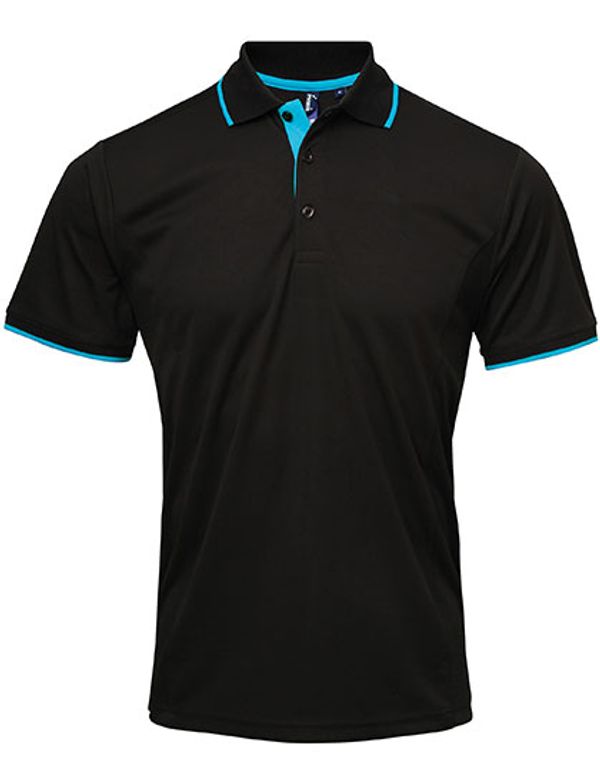 couleur Black / Turquoise (ca. Pantone 312)