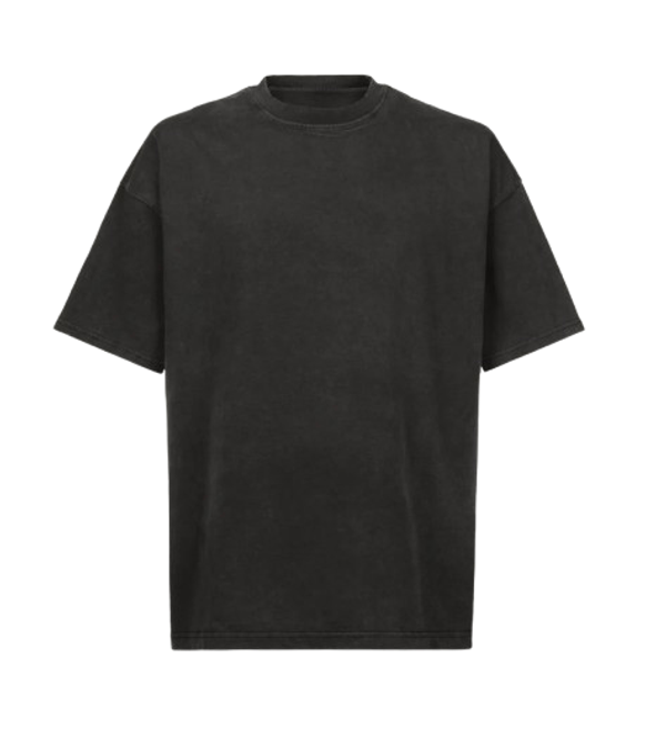 ULTRA LUXURY OVERSIZED TEE SHIRT 240GSM Vintage Black GRAMMA