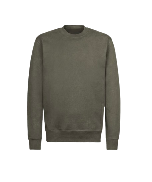 Ultra Regular Luxury Crewneck Sweater Vintage Olive GRAMMA