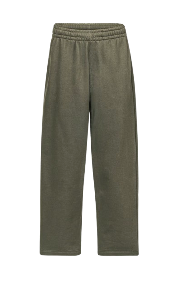 Straight-leg Relaxed Sweatpants Vintage Olive GRAMMA