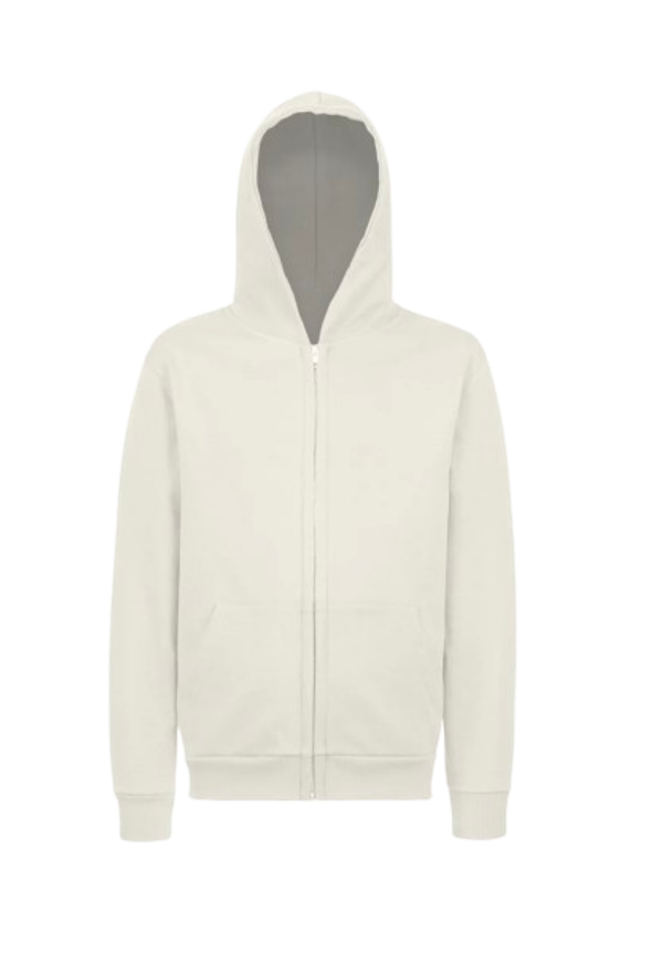 Hoodie Regular Zipped Vintage White GRAMMA