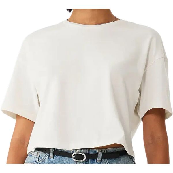 T-shirt délavé lourd court Vintage White Bella&Canvas