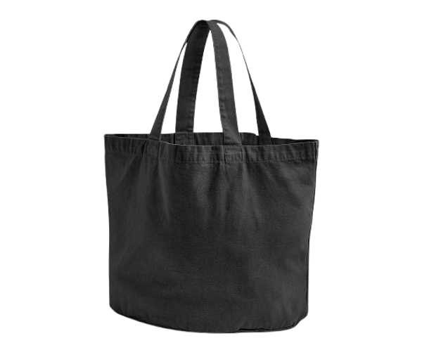 GARMENT DYED SHOPPER 340GSM Vintage Black WESTFORD MILL