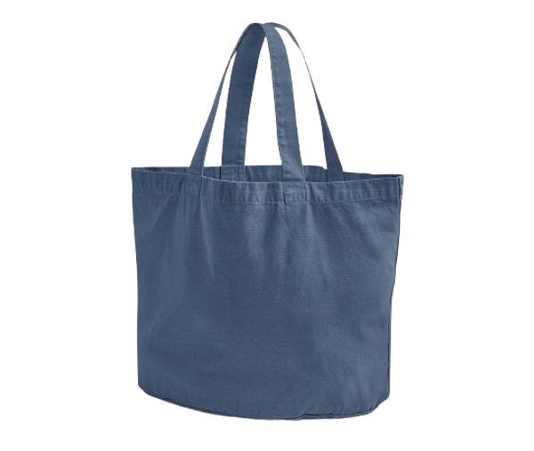 GARMENT DYED SHOPPER 340GSM Vintage Denim WESTFORD MILL