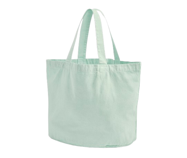 GARMENT DYED SHOPPER 340GSM Vintage Aqua WESTFORD MILL
