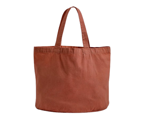 GARMENT DYED SHOPPER 340GSM Vintage Orange Rust WESTFORD MILL