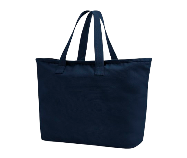 OVERSIZED HEAVY DUTY CANVAS TOTE BAG 475GSM Navy WESTFORD MILL